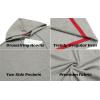 imageCOOFANDY Unisex Casual Hooded Poncho Cape Cloak Fashion Coat Hoodie Pullover with PocketGrey