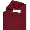 imageCOOFANDY Unisex Casual Hooded Poncho Cape Cloak Fashion Coat Hoodie Pullover with PocketRed
