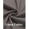 imageCOOFANDY Mens 2 Piece Linen Cotton Suits Set Casual Linen Lightweight Suit Summer Beach WeddingDark Grey