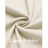 imageCOOFANDY Mens 2 Piece Linen Cotton Suits Set Casual Linen Lightweight Suit Summer Beach WeddingLight Khaki