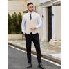 imageCOOFANDY Mens Linen Vest Casual Linen Slim Fit Suit Vests Dress Waistcoat Wedding Business PromBeige
