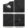 imageCOOFANDY Mens Linen Vest Casual Linen Slim Fit Suit Vests Dress Waistcoat Wedding Business PromBlack