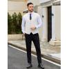 imageCOOFANDY Mens Linen Vest Casual Linen Slim Fit Suit Vests Dress Waistcoat Wedding Business PromWhite