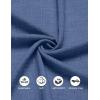 imageCOOFANDY Mens Sleeveless Beach Shirts Summer Button Up Tank Tops Casual Textured Tank ShirtNavy Blue