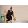 imageCOOFANDY Mens Workout Tank Tops Sleeveless Gym Muscle Tee Shirts 2 Pack Casual Breathable Waffle Knit TanksBlackLight Grey