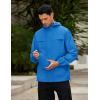 imageCOOFANDY Mens Rain Jacket Waterproof Lightweight Windbreaker Packable Hooded Raincoat for Hiking Cycling Golf ampamp TravelBlue