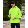 imageCOOFANDY Mens Rain Jacket Waterproof Lightweight Windbreaker Packable Hooded Raincoat for Hiking Cycling Golf ampamp TravelBright Green