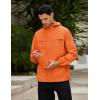imageCOOFANDY Mens Rain Jacket Waterproof Lightweight Windbreaker Packable Hooded Raincoat for Hiking Cycling Golf ampamp TravelOrange