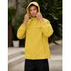 imageCOOFANDY Mens Rain Jacket Waterproof Lightweight Windbreaker Packable Hooded Raincoat for Hiking Cycling Golf ampamp TravelYellow
