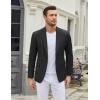 imageCOOFANDY Mens Casual Blazer One Button Sport Coat Slim Fit Lightweight Suit Blazer JacketBlack
