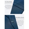 imageCOOFANDY Mens Casual Blazer One Button Sport Coat Slim Fit Lightweight Suit Blazer JacketBlue