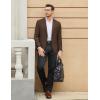 imageCOOFANDY Mens Casual Blazer One Button Sport Coat Slim Fit Lightweight Suit Blazer JacketBrown
