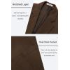 imageCOOFANDY Mens Casual Blazer One Button Sport Coat Slim Fit Lightweight Suit Blazer JacketBrown