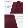 imageCOOFANDY Mens Casual Blazer One Button Sport Coat Slim Fit Lightweight Suit Blazer JacketDark Red
