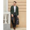 imageCOOFANDY Mens Casual Blazer One Button Sport Coat Slim Fit Lightweight Suit Blazer JacketDeep Green
