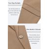 imageCOOFANDY Mens Casual Blazer One Button Sport Coat Slim Fit Lightweight Suit Blazer JacketKhaki