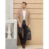 imageCOOFANDY Mens Casual Blazer One Button Sport Coat Slim Fit Lightweight Suit Blazer JacketKhaki