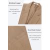 imageCOOFANDY Mens Casual Blazer One Button Sport Coat Slim Fit Lightweight Suit Blazer JacketKhaki