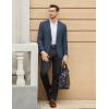 imageCOOFANDY Mens Casual Blazer One Button Sport Coat Slim Fit Lightweight Suit Blazer JacketNavy Blue