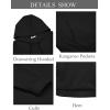 imageCOOFANDY Mens Hoodie Long Sleeve Hooded Pullover Casual Fashion Sweatshirts Drawstring Gym Hooded with Kanga PocketBlack