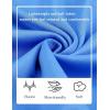 imageCOOFANDY Mens Hoodie Long Sleeve Hooded Pullover Casual Fashion Sweatshirts Drawstring Gym Hooded with Kanga PocketClear Blue
