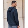 imageCOOFANDY Mens Hoodie Long Sleeve Hooded Pullover Casual Fashion Sweatshirts Drawstring Gym Hooded with Kanga PocketNavy Blue