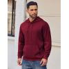 imageCOOFANDY Mens Hoodie Long Sleeve Hooded Pullover Casual Fashion Sweatshirts Drawstring Gym Hooded with Kanga PocketWine Red