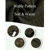 imageCOOFANDY Mens Hoodies Sweatshirts Long Sleeve Fashion Waffle Knit Pullover Hoodie with PocketArmy Green