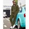 imageCOOFANDY Mens Tracksuits Casual Sweatsuit 2 Piece Full Zip Athletic Jogging Suit Sets Sport Sweat SuitArmy Green