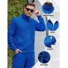 imageCOOFANDY Mens Tracksuits Casual Sweatsuit 2 Piece Full Zip Athletic Jogging Suit Sets Sport Sweat SuitBlue