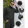 imageCOOFANDY Mens Tracksuits Casual Sweatsuit 2 Piece Full Zip Athletic Jogging Suit Sets Sport Sweat SuitDark Grey