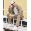 imageCOOFANDY Mens Tracksuits Casual Sweatsuit 2 Piece Full Zip Athletic Jogging Suit Sets Sport Sweat SuitKhaki