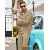 imageCOOFANDY Mens Tracksuits Casual Sweatsuit 2 Piece Full Zip Athletic Jogging Suit Sets Sport Sweat SuitKhaki