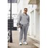 imageCOOFANDY Mens Tracksuits Casual Sweatsuit 2 Piece Full Zip Athletic Jogging Suit Sets Sport Sweat SuitLight Grey