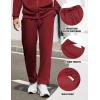 imageCOOFANDY Mens Tracksuits Casual Sweatsuit 2 Piece Full Zip Athletic Jogging Suit Sets Sport Sweat SuitWine Red