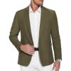 imageCOOFANDY Mens Casual Blazer One Button Sport Coat Slim Fit Lightweight Suit Blazer JacketArmy Green