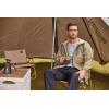imageCOOFANDY Mens Long Raincoat Ligtweight Rain Jacket Waterproof Outdoor Jackets with HoodKhaki