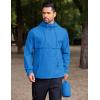 imageCOOFANDY Mens Rain Jacket Waterproof with Hood Packable Rain Coat Lightweight Windbreaker for Hiking Golf OutdoorBlue