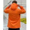 imageCOOFANDY Mens Rain Jacket Waterproof with Hood Packable Rain Coat Lightweight Windbreaker for Hiking Golf OutdoorOrange