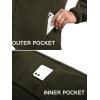 imageCOOFANDY Mens Soft Polar Fleece Jacket Lightweight Full Zip Jackets Casual Outdoor Warm Jackets Coats with PocketsArmy Green