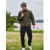 imageCOOFANDY Mens Soft Polar Fleece Jacket Lightweight Full Zip Jackets Casual Outdoor Warm Jackets Coats with PocketsArmy Green