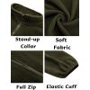 imageCOOFANDY Mens Soft Polar Fleece Jacket Lightweight Full Zip Jackets Casual Outdoor Warm Jackets Coats with PocketsArmy Green