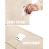 imageCOOFANDY Mens Soft Polar Fleece Jacket Lightweight Full Zip Jackets Casual Outdoor Warm Jackets Coats with PocketsBeigelight Grey