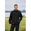 imageCOOFANDY Mens Soft Polar Fleece Jacket Lightweight Full Zip Jackets Casual Outdoor Warm Jackets Coats with PocketsBlack