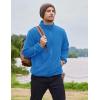 imageCOOFANDY Mens Soft Polar Fleece Jacket Lightweight Full Zip Jackets Casual Outdoor Warm Jackets Coats with PocketsBlue