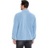 imageCOOFANDY Mens Soft Polar Fleece Jacket Lightweight Full Zip Jackets Casual Outdoor Warm Jackets Coats with PocketsLight Blue
