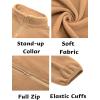imageCOOFANDY Mens Soft Polar Fleece Jacket Lightweight Full Zip Jackets Casual Outdoor Warm Jackets Coats with PocketsLight Brown