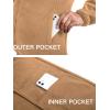 imageCOOFANDY Mens Soft Polar Fleece Jacket Lightweight Full Zip Jackets Casual Outdoor Warm Jackets Coats with PocketsLight Brown