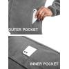 imageCOOFANDY Mens Soft Polar Fleece Jacket Lightweight Full Zip Jackets Casual Outdoor Warm Jackets Coats with PocketsMedium Grey