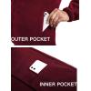 imageCOOFANDY Mens Soft Polar Fleece Jacket Lightweight Full Zip Jackets Casual Outdoor Warm Jackets Coats with PocketsWine Red